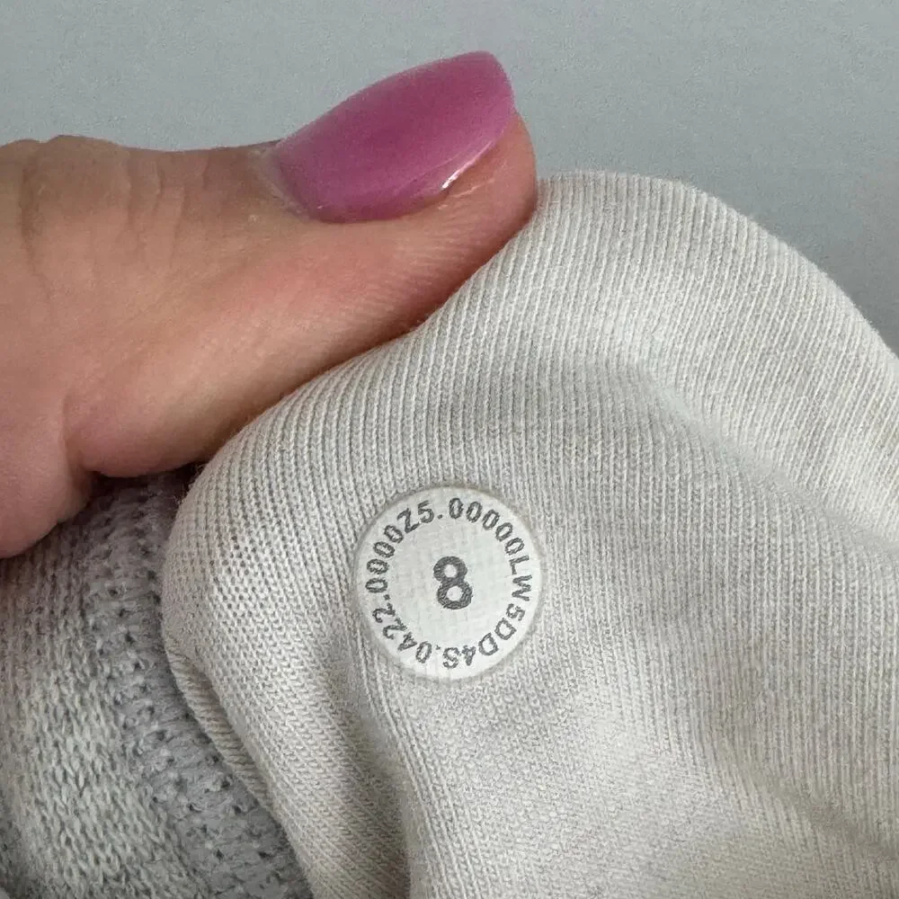 Lululemon Scuba High-Rise Relaxed Jogger Pants Heathered Core Ultra Light Grey 8